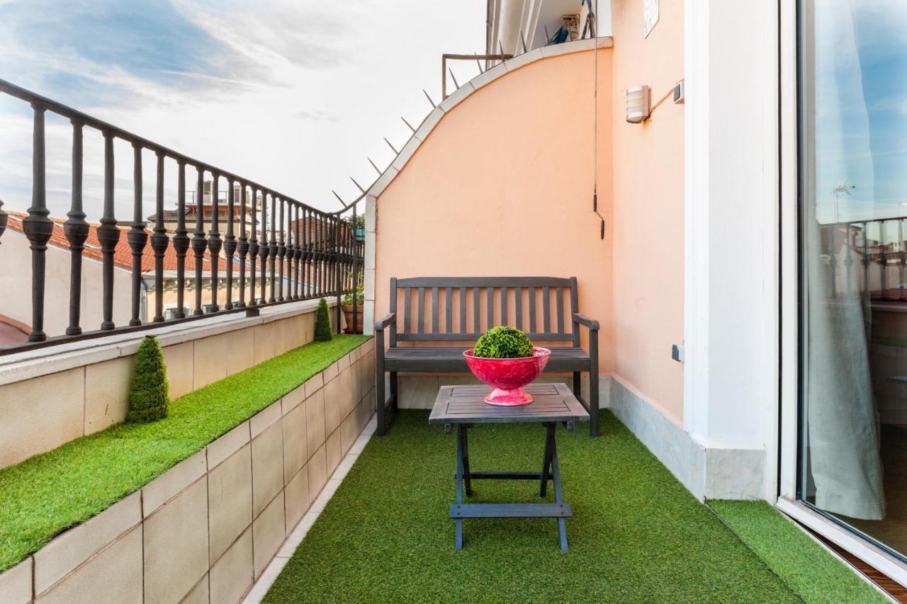 Apartamento Gran Via Terrace En Madrid Luaran gambar