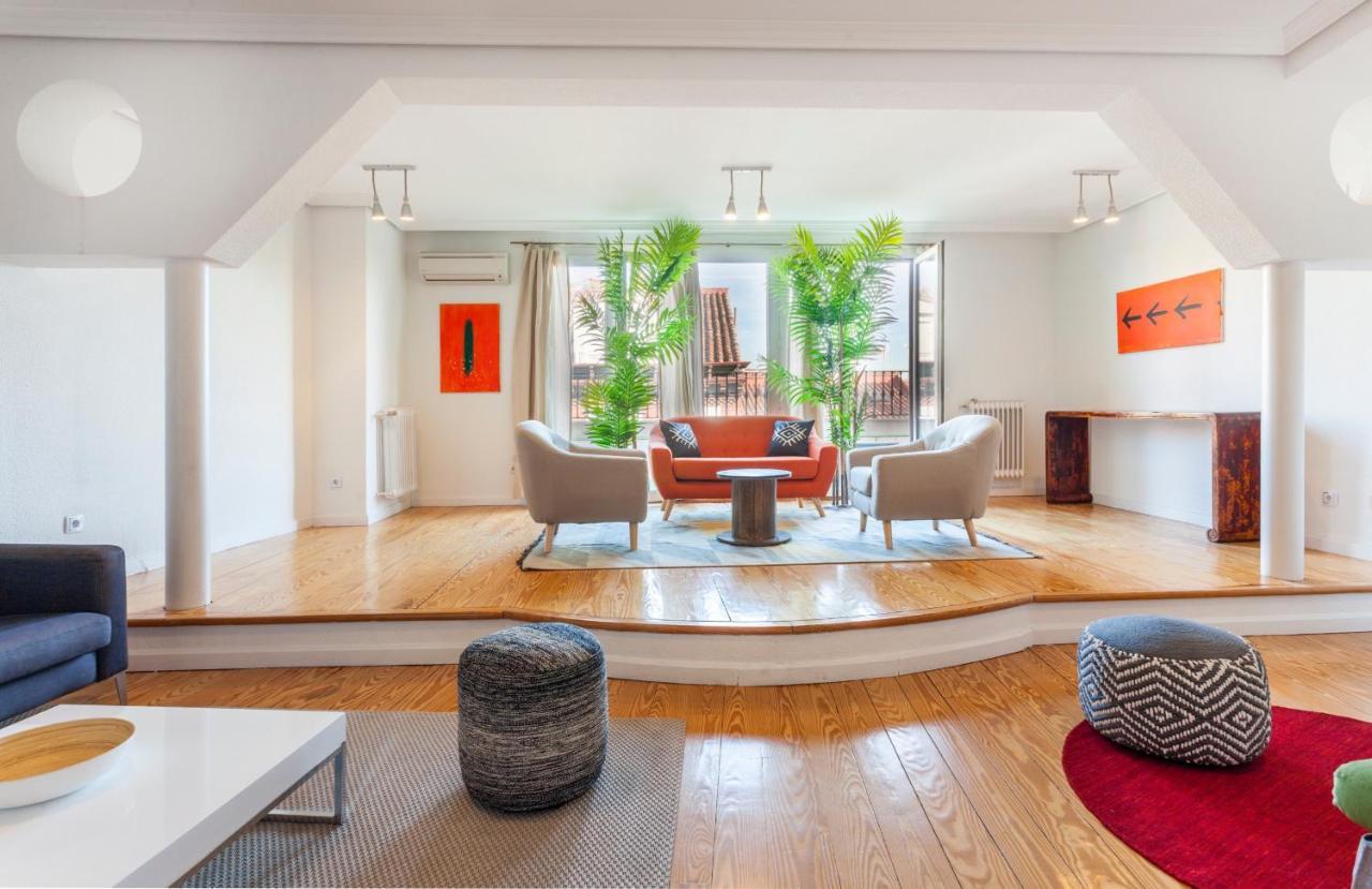 Apartamento Gran Via Terrace En Madrid Luaran gambar