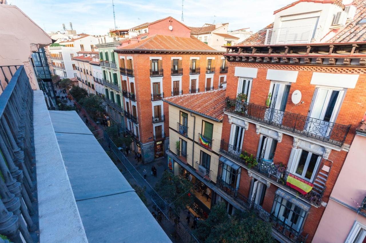 Apartamento Gran Via Terrace En Madrid Luaran gambar