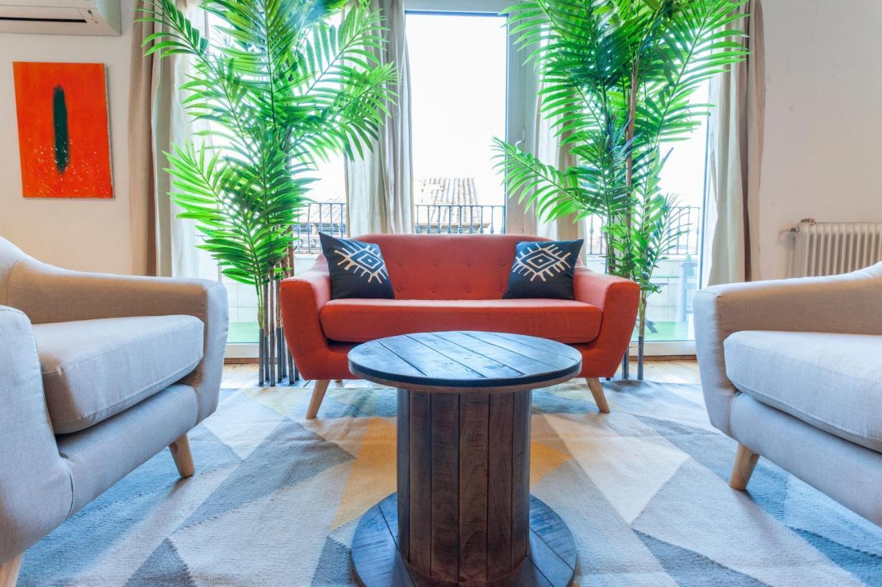 Apartamento Gran Via Terrace En Madrid Luaran gambar